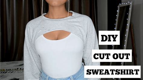 cool ways to cut sweatshirts.